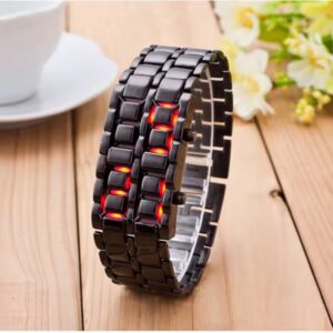 Luxury Metal Bracelet LED Watch